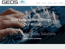 Tablet Screenshot of geossafetysolutions.com